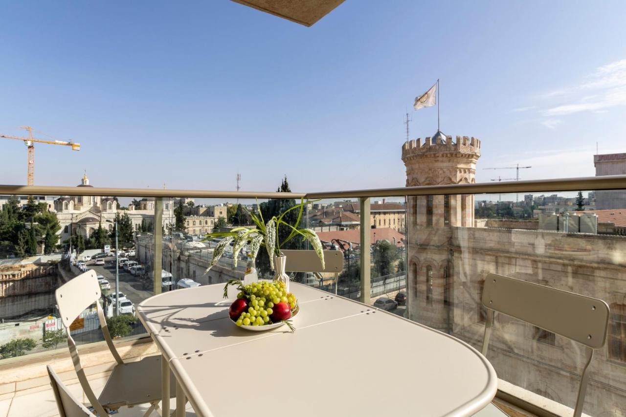 Luxury Three-Bedroom/Terrace Over Old City View Jeruzalém Exteriér fotografie